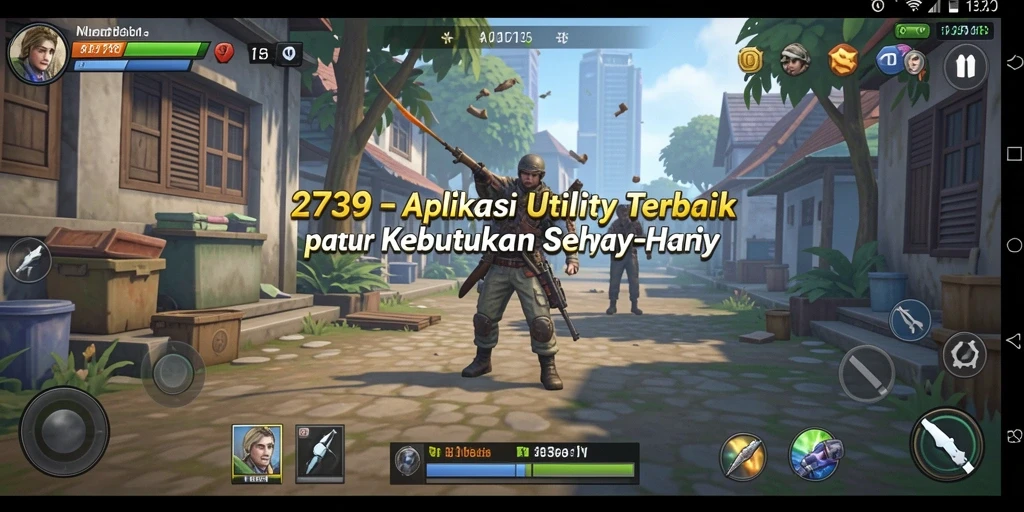 Menggambarkan tampilan aplikasi Utility 2739 yang intuitif dan fungsional.