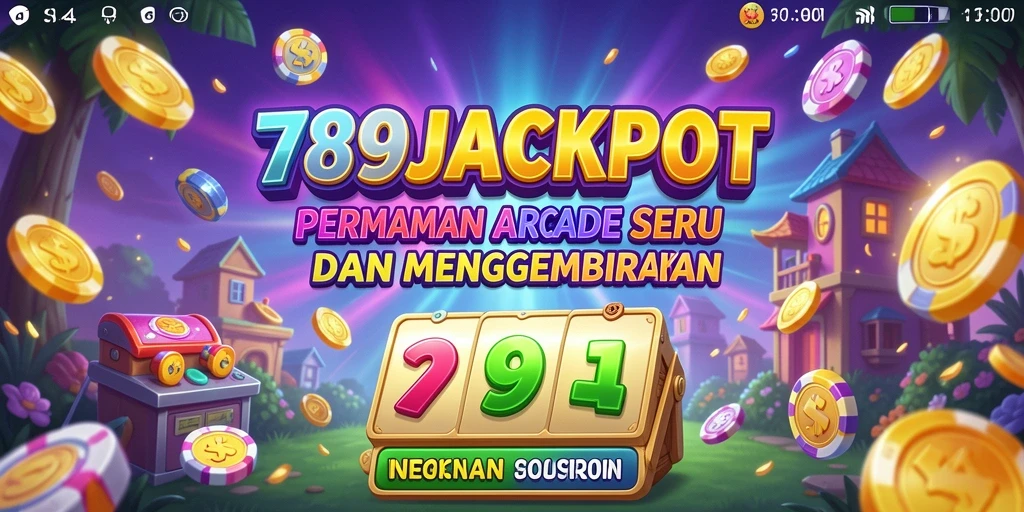 Tampilan menegangkan dari gameplay 789JACKPOT yang penuh warna.