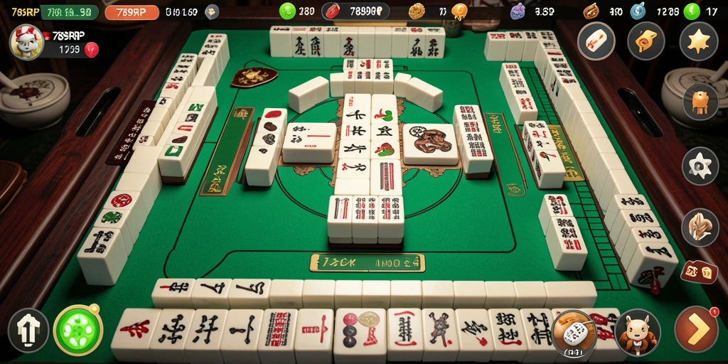 Tampilan menarik dari gameplay Mahjong di 789RP.