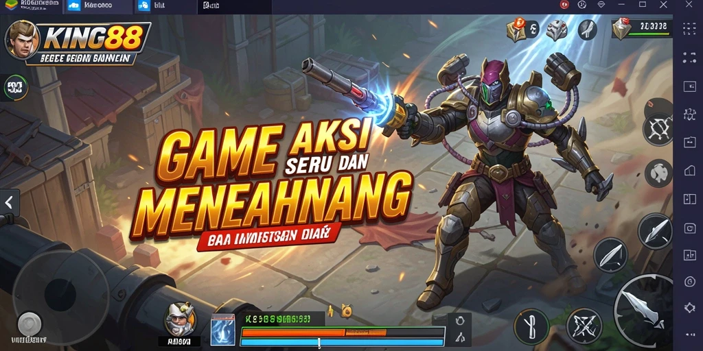 Tangkapan layar KING88 menampilkan aksi mendebarkan dengan grafis luar biasa.