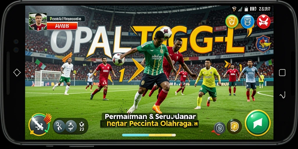 Tampilan menarik dari gameplay olahraga seru OPALTOGEL.