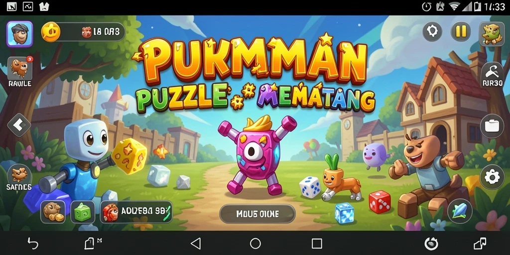 Tampilan gameplay puzzle yang seru dan warna-warni.