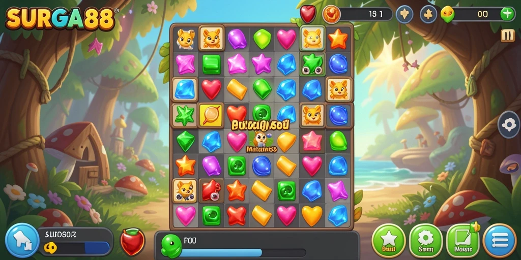 Tampilan menarik dari gameplay SURGA88 yang seru.