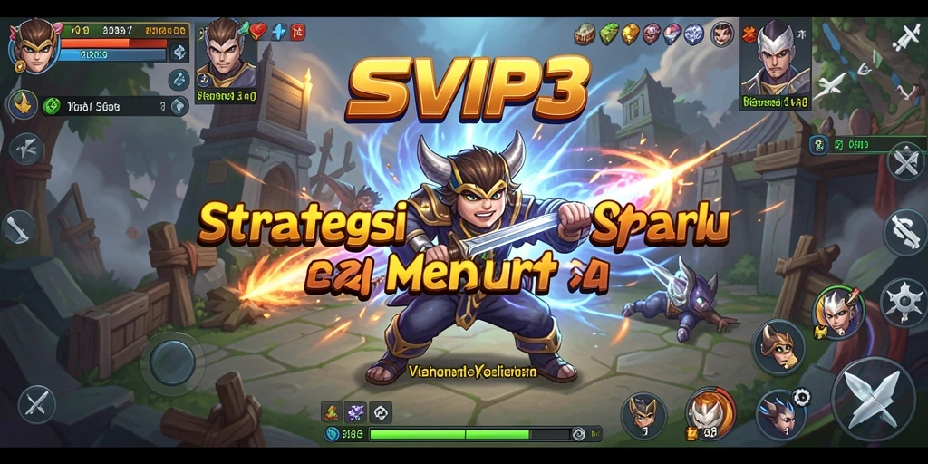 Tangkapan layar menunjukkan duel strategi yang mendebarkan dalam SVIP3.
