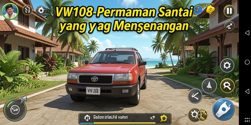 Screenshot yang menunjukkan gameplay VW108 yang menyenangkan dan interaktif.